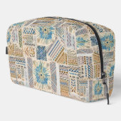 Sac de toilette en Patchwork bleu Mandala (Coin droit)
