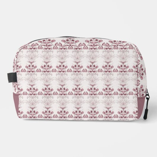 Sac de toilette Feuille rouge moderne (Recto)