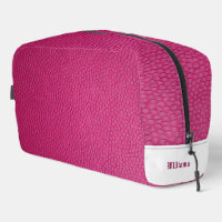 Sac de toilette Fuchsia Faux