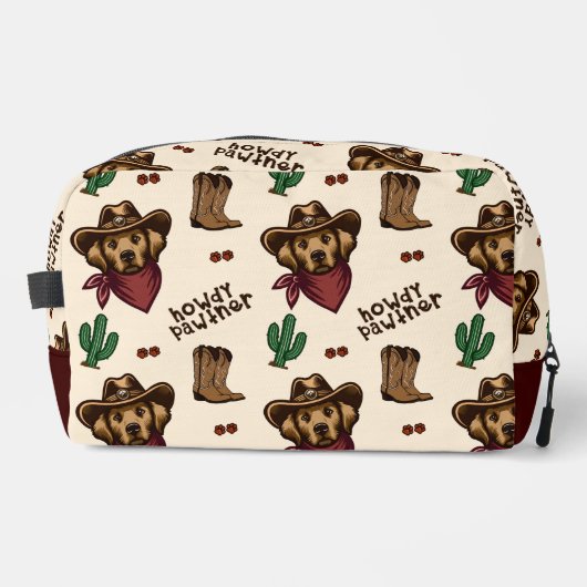 Sac de toilette Howdy Pawtner (Recto)