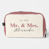 Sac de toilette M. & Mme pour couple (rose : B7707 (Recto)