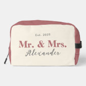 Sac de toilette M. & Mme pour couple (rose : B7707 (Verso)