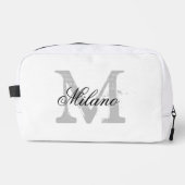 Sac de toilette monogramme personnalisé (Recto)
