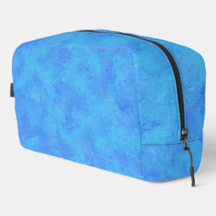 Sac de toilette Motif Abstrait bleu
