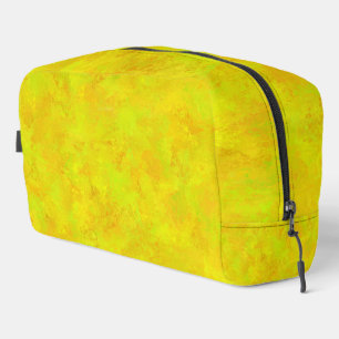 Sac de toilette Motif Abstrait jaune orange