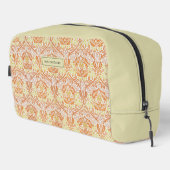 Sac de toilette Orange Floral élégant (Coin droit)