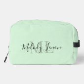 Sac de toilette personnalisable avec monogramme (Verso)