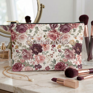 Sac de Toilette Personnalisé Élégant avec Motif Fl