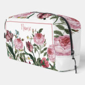 Sac de toilette personnalisé - mélange de fleurs r (Coin droit)
