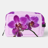 Sac de toilette personnalisé - Orchidée rose (Verso)