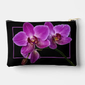 Sac de toilette personnalisé - Orchidée rose (Verso)