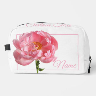 Sac de toilette personnalisé - Peine rose