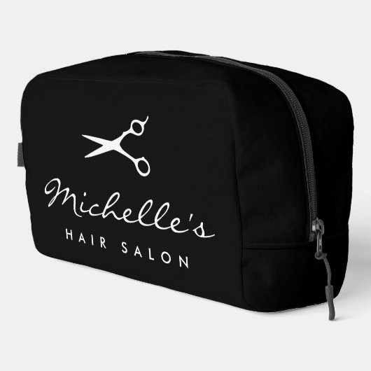 Sac de toilette personnalisé pour coiffeur (Coin droit)