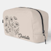 Sac de toilette personnalisé pour elle, fille et c (Coin droit)