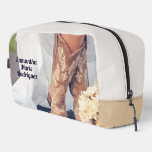 Sac de toilette pour mariage Texas Bride in Boots
