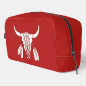 Sac de toilette Red Ghost Dance Buffalo dopp kit (Coin droit)