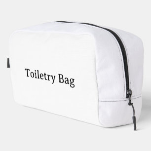 Sac de toilette simple professionnel imprimé coupé