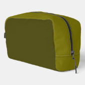 Sac de toilette vert Jungle à deux tons (Coin droit)