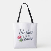 Sac de tote calligraphié pour la mère du marié | S (Dos)