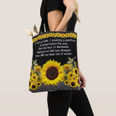 Sac de tournesol réutilisable (De près)