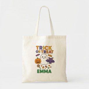Sac de traitement d'Halloween coloré pour Emma