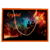 Sac de traitement Éffrayant Halloween personnalisé (Dos)