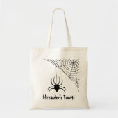 Sac de traitement personnalisé Spider Web Hallowee (Devant)
