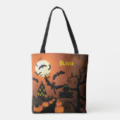 Sac de Trick or Treat Maison Hantée (Dos)