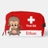 Sac de trousse de premiers soins pour singe mignon (Verso)