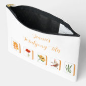 Sac de tuiles de mahjong Fleur et Oiseau Bam (Ouvrir)