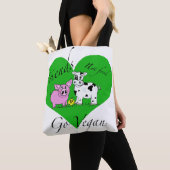 Sac de végétalien de nourriture d'amis pas (De près)