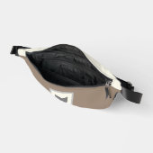 Sac de ventre élégant brun beige (Ouvrir)