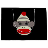 Sac de visage de singe de chaussette grand (Dos)