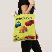 Sac de "voitures du jouet" de l'enfant (De près)