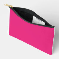 Sac de voyage cosmétique de luxe rose chaud