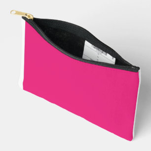 Sac de voyage cosmétique de luxe rose chaud