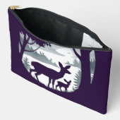 Sac de voyage de cerf Doe Fawn Accessoire Pouch (Ouvrir)