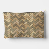 Sac De Voyage Nom Beige Naturel Chevrons (Verso)