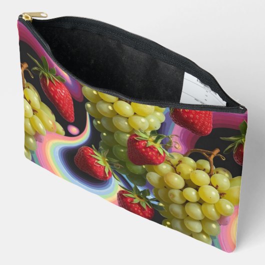 Sac de voyage pour accessoires arc-en-ciel à torsi (Ouvrir)