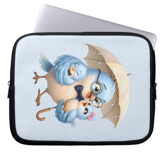 Sac de voyage pour électronique Papa Oiseau (Devant)
