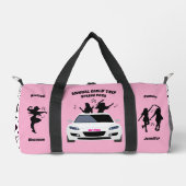 Sac de voyage pour filles roses et noires (Recto)