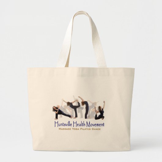 Sac de yoga de cordon de HHM (Devant)