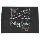 Sac d'échange de cadeau de Bunco de Noël de (Devant)