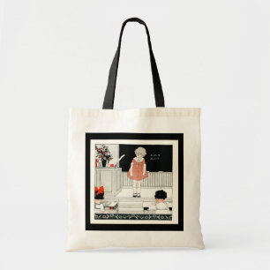 Sac d'école vintage pour des étudiants ou des