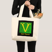 Sac décoré d'un monogramme (Devant (produit))