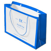 Sac d'entreprise avec monogramme et coordonnées de (Dos Angle)