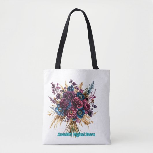 Sac d'épaule monogrammé moderne (Devant)