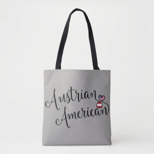 Sac d'épicerie autrichien American Entwin Hearts (Devant)