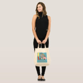 Sac d'épicerie de fille de ferme (Devant (modèle))