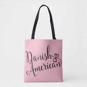 Sac d'épicerie enlacé par Américain danois de